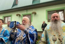 Освячення престолу в монастирі с. Річка