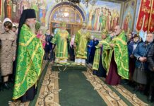 Всенічне Бдіння в чоловічому монастирі с. Іза- Карпутлаш.