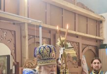 Святкове Богослужіння в жіночому монастирі с. Копашнево-Поляна.