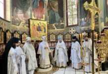 Богослужіння в Чумалівському монастирі