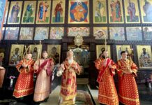 ВСЕНІЧНЕ БДІННЯ В КАФЕДРАЛЬНОМУ СОБОРІ М. ХУСТ.