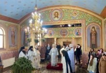 Високопреосвященніший Марк, митрополит Хустський і Виноградівський, очолив святкову Божественну Літургію у Свято-Іоанно-Предтечівському чоловічому монастирі села Бедевля.