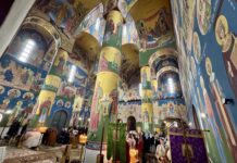 Митрополит Марк очолив богослужіння в день пам’яті 40 мучеників Севастійських та освятив розпис храму