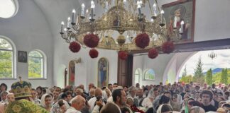 У день кончини преподобного Іова Угольського та в день пам’яті святого рівноапостольного князя Володимира у селі Мала Уголька була звершена святкова Божественна літургія