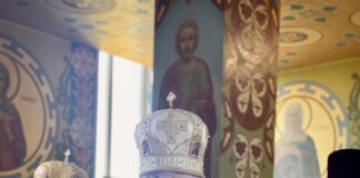 У день пам’яті святої рівноапостольної Марії Магдалини митрополит Марк звершив Літургію в Свято-Георгіївському чоловічому монастирі с. Крива
